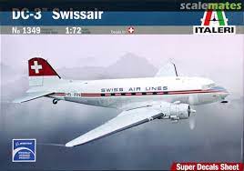 Italeri 1/72 DC-3 Swissair