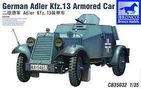 Bronco Models 1/35 German Adler Kfz13 Armored Car