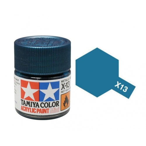 TAMIYA X-13 METALLIC BLUE ACRYLIC MINI 10ML