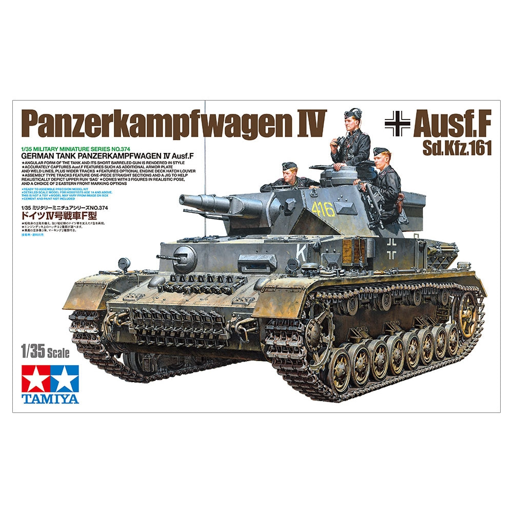 Tamiya 1/35 German Tank Panzerkampfwagen IV Ausf.F