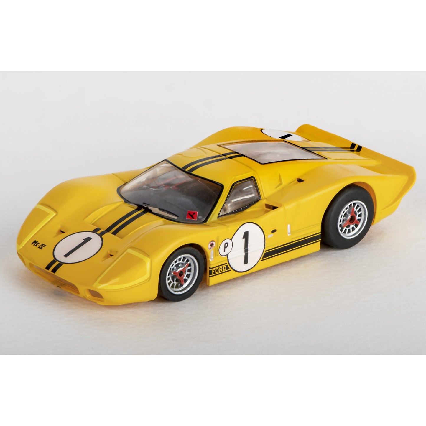 AFX Collector Series Clear Ford GT40 Mk IV No.1 Sebring HO Slot Car