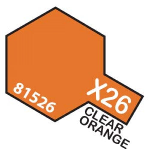 TAMIYA X-26 CLEAR ORANGE ACRYLIC MINI 10ML