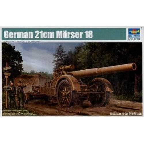 Trumpeter 1/35 German 21cm Morser 18 Heavy Artillery Gun