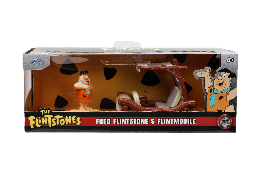 Jada 1/32 "Hollywood rides" the flintmobile with Fred Flintstones