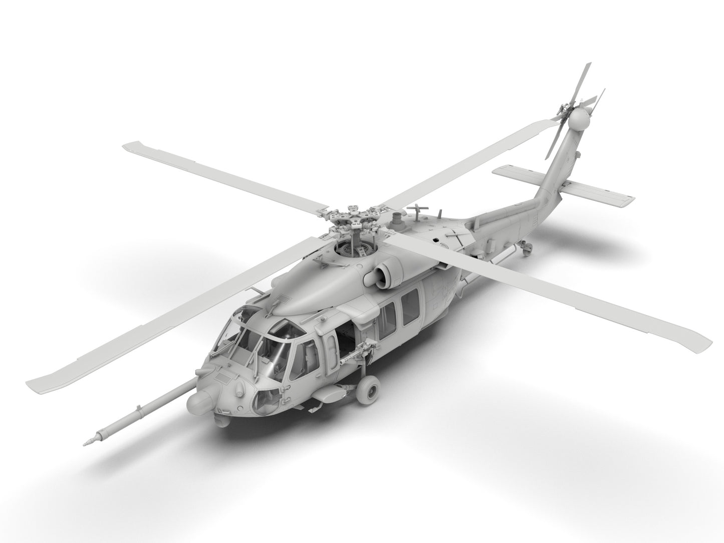 ICM 1/48 MH-60L Black Hawk, US Special Forces Helicopter (100% new molds)