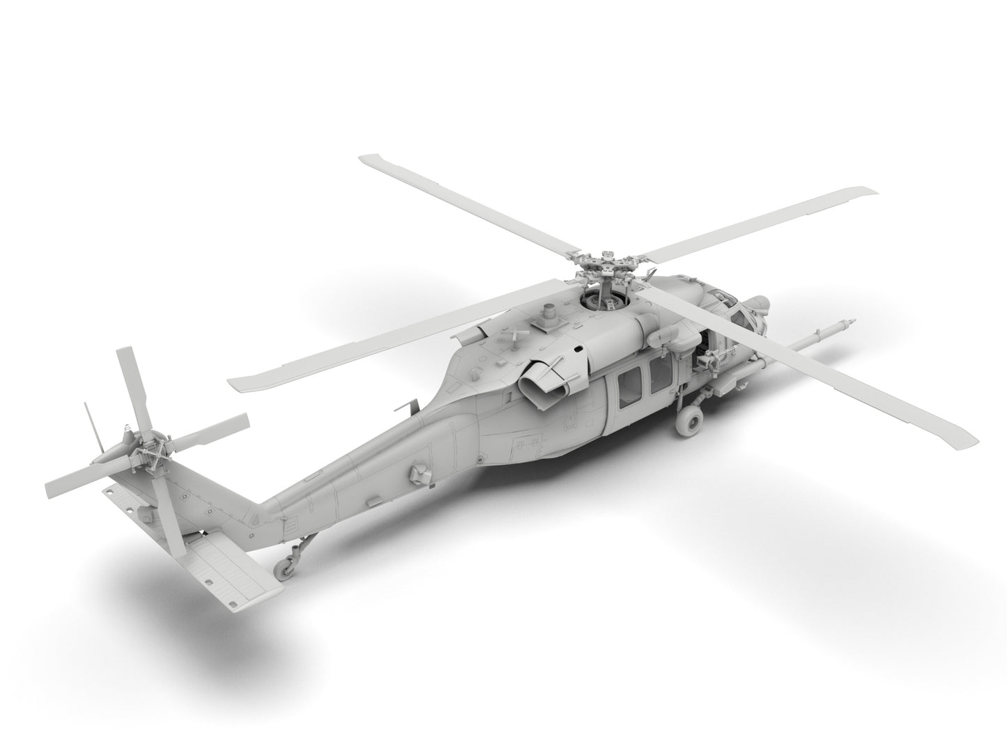 ICM 1/48 MH-60L Black Hawk, US Special Forces Helicopter (100% new molds)