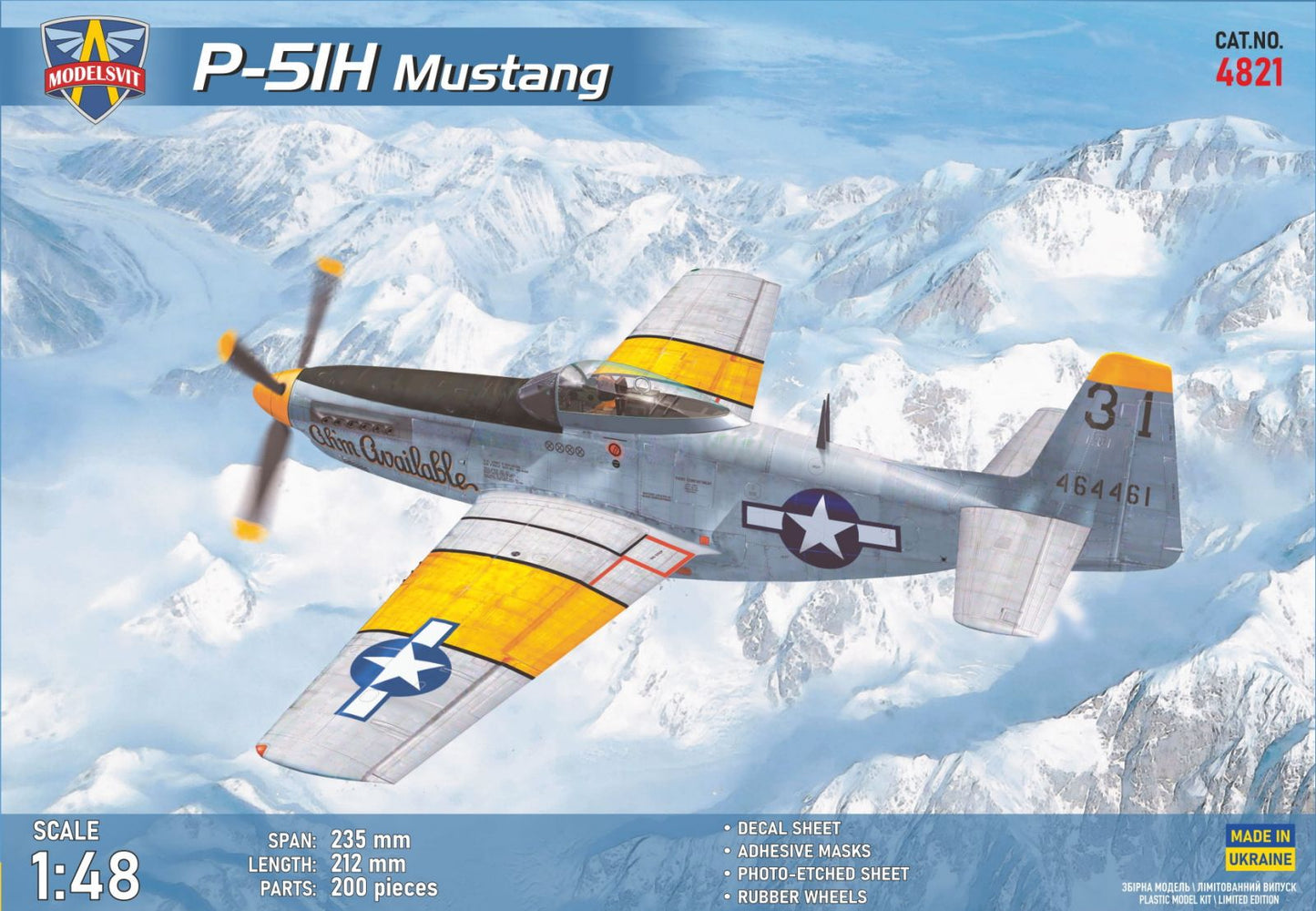 Modelsvit 1/48 P-51H Mustang (USAF)