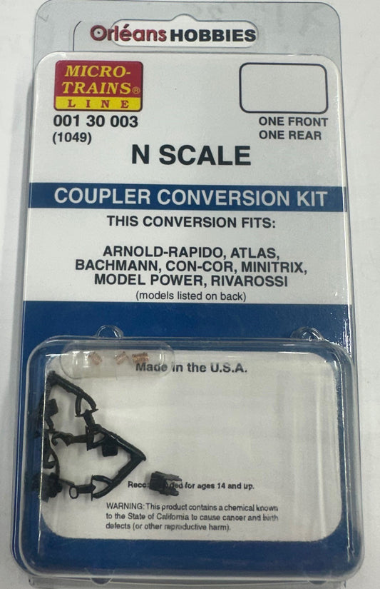 Micro Trains 130003 Rivarossi/Arnold, Atlas Coupler Conversion - Fits S2 Switcher & Atlas/Roco GP9, GP30, F9A, E7A, Davenport & 0-6-0 Switchers