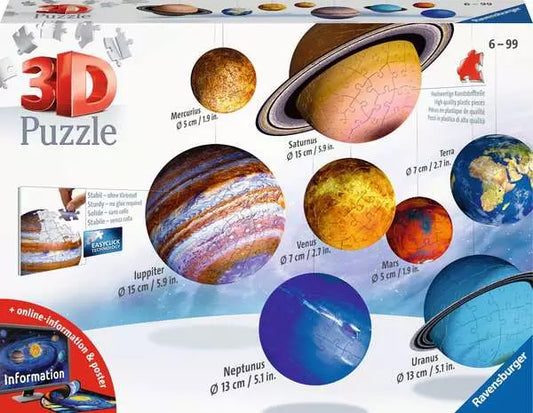 116683 - RAVENSBURGER 3D - SOLAR SYSTEM PUZZLE-BALLS (ASSORTMENT)