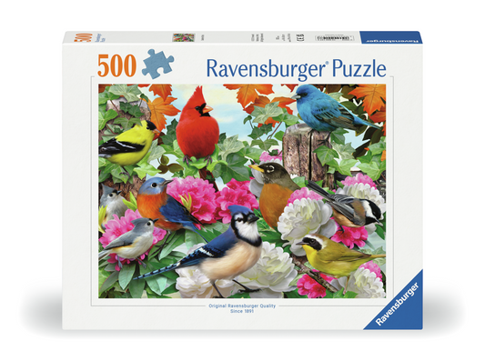 RAVENSBURGER 500PC - GARDEN BIRDS