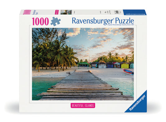 RAVENSBURGER 1000PC - BEAUTIFUL ISLANDS: CARIBBEAN ISLAND