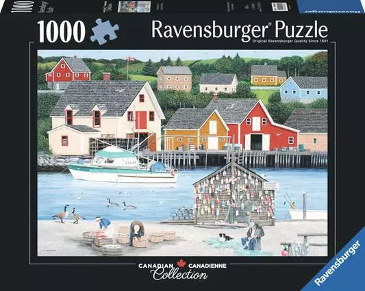 120003069 - RAVENSBURGER 1000PC - CANADIAN COLLECTION: FISHERMAN'S COVE