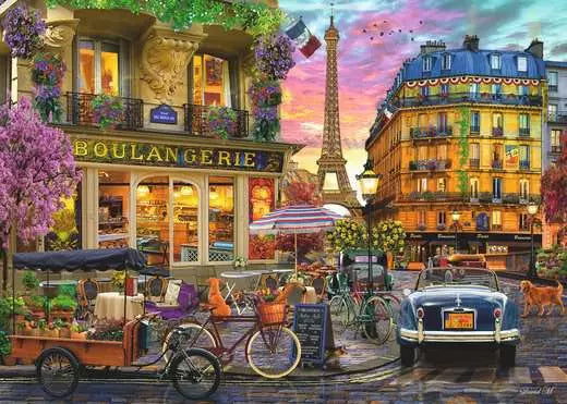 120008859 - RAVENSBURGER 1000PC - PARIS IN THE DAWN