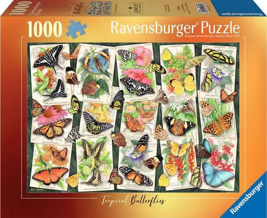120010845 - RAVENSBURGER 1000PC - TROPICAL BUTTERFLIES