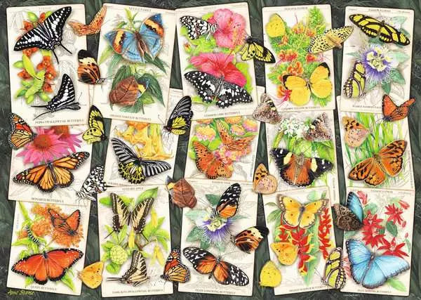 120010845 - RAVENSBURGER 1000PC - TROPICAL BUTTERFLIES