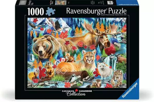 12001448 - RAVENSBURGER 1000PC - CANADIAN COLLECTION: WILD CANADA