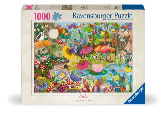 RAVENSBURGER 1000PC - LITTLE GARDEN WORLD