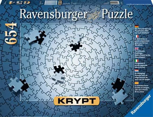 159642 - RAVENSBURGER 654PC - KRYPT SERIES: SILVER