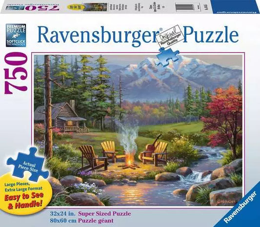 164455 - RAVENSBURGER 750PC - RIVERSIDE LIVINGROOM