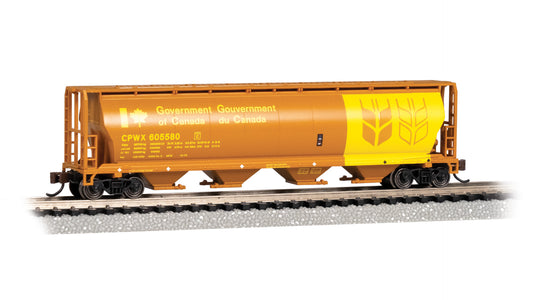 Bachmann 19166 4-Bay Cylindrical Grain Hopper - Government of Canada #605580
