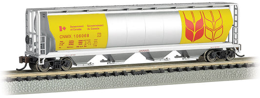 Bachmann 19184 4 Bay Cylindrical Grain Hopper - Government of Canada #106068