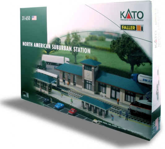 Kato (Faller) 31-650 N North American Suburban Station (Kit)