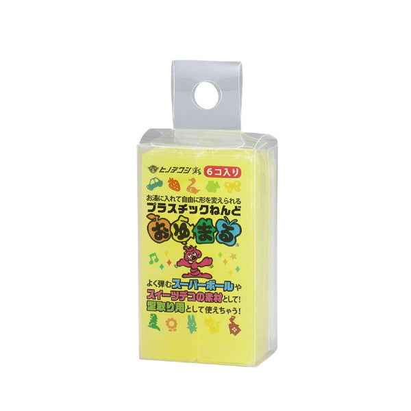 Oyumaru Reusable Modelling Compound - Yellow, 6 Pieces