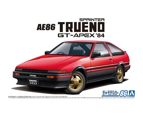 Aoshima 1/24 Toyota AE86 Sprinter Trueno GT-APEX 84