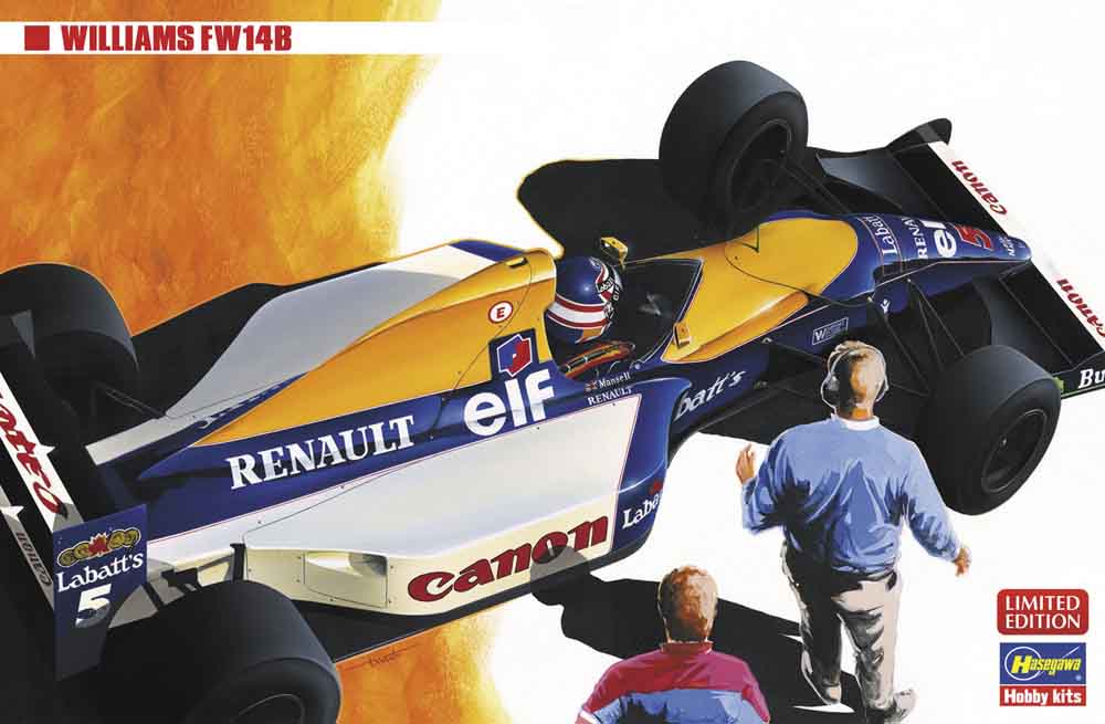 Hasegawa 1/24 British F1 Race Car, Williams FW14B