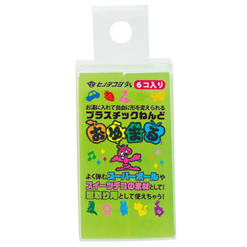 Oyumaru Reusable Modelling Compound - Green, 6 Pieces