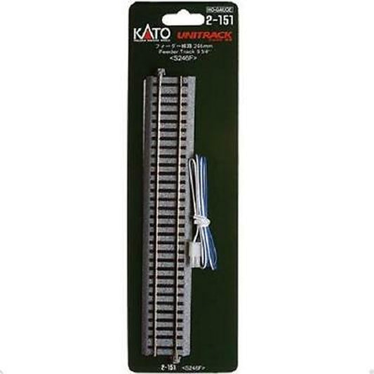 Kato HO Feeder Track 9 3/4” 246mm Code 83