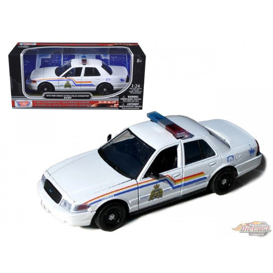 2010 Ford Crown Victoria Police Interceptor RCMP - Motormax 1/24 - 76400 76483