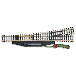 Atlas 2704 N Code 80 #6 Remote Left-Hand Turnout