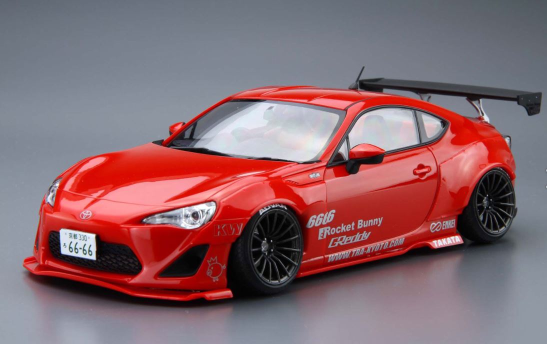 Aoshima 1/24 ZN6 Toyota 86 '12 Greddy&Rocket Bunny Enkei Ver.