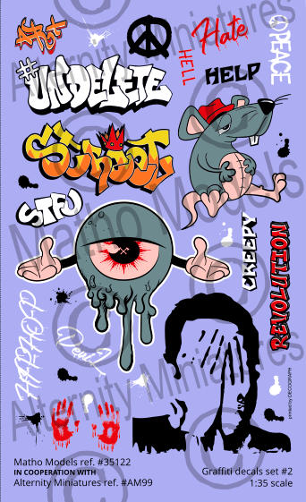 Matho Graffiti Decals Set 2