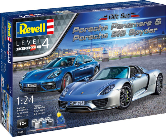 Revell Gift Set Porsche Panamera & Porsche 918 Spyder