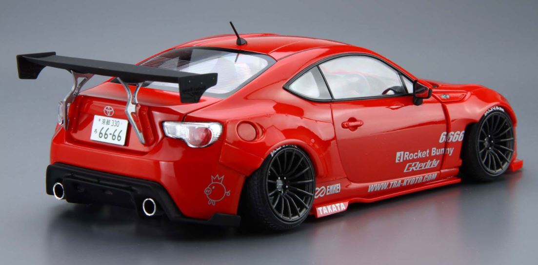 Aoshima 1/24 ZN6 Toyota 86 '12 Greddy&Rocket Bunny Enkei Ver.