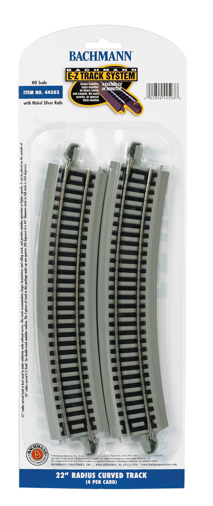 Bachmann 22" Radius Curved (HO Scale Nickel Silver)
