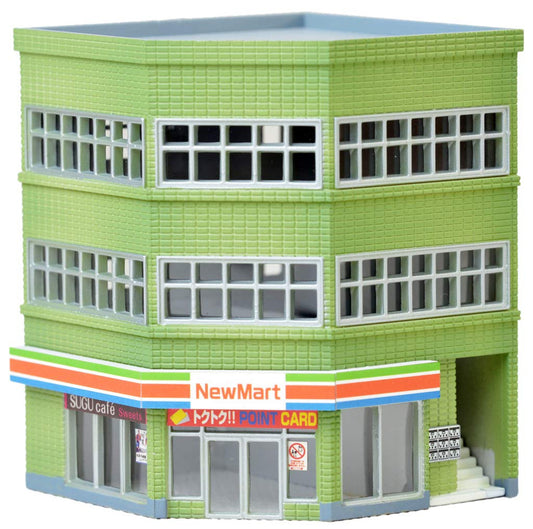 Tomytec (Building 133-2) Corner Modern Commercial Building A2 (N scale)