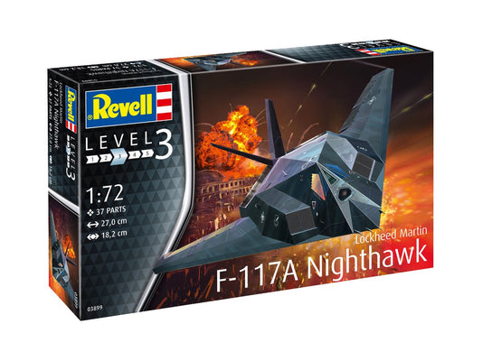 Revell 03899 Lockheed Martin F-117A Nighthawk 1/72 Scale