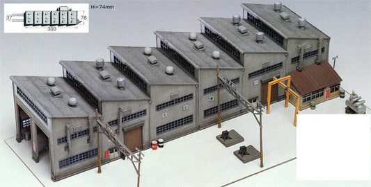 Greenmax 2148 Train Maintenance Garage (N scale)