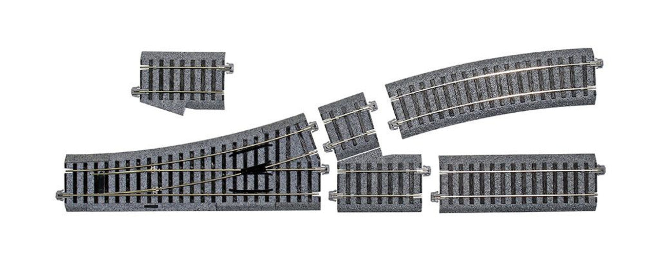Kato 2-853 Manual Right Turnout R550 (HO scale)
