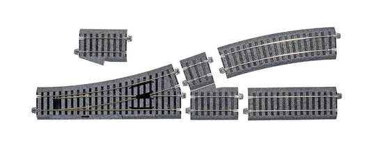 Kato 2-853 Manual Right Turnout R550 (HO scale)