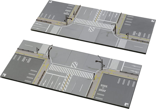 Kato 40-823 UNITRAM Expansion Set Street Corner (N scale)