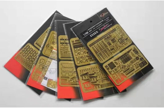Flyhawk FH700025 for Trumpeter 05728 05729 05730 1/700 WW2 USN Aircraft Carrier Essex Photoetch Enhancement Parts Photoetch Set Etched Parts