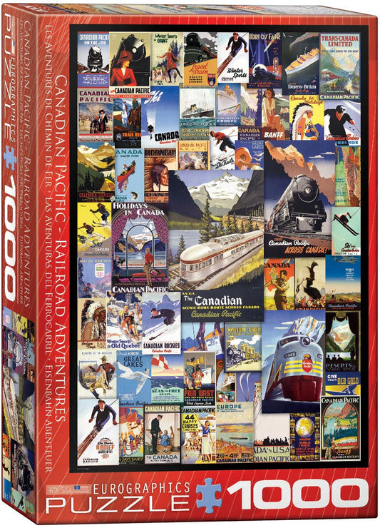 1000pc Canadian Pacific - Railroad Adventures