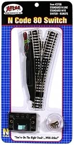 Atlas 2708 N Code 80 Remote Wye Turnout