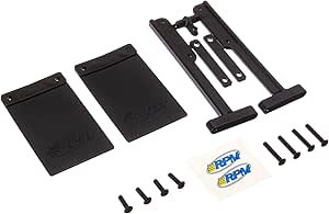 RPM  81012 Mud Flaps Bumper Slash Black