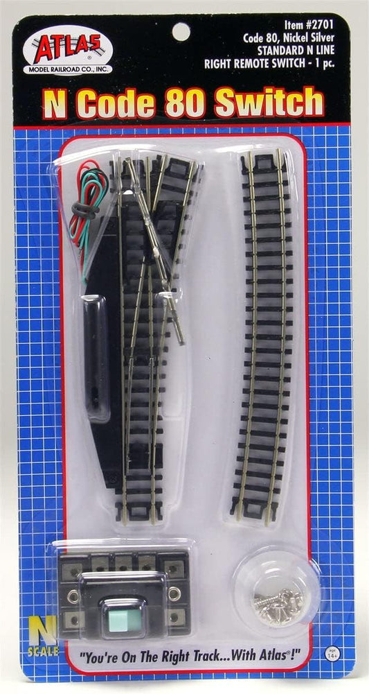 Atlas 2701 N Code 80 Remote Right-Hand Switch