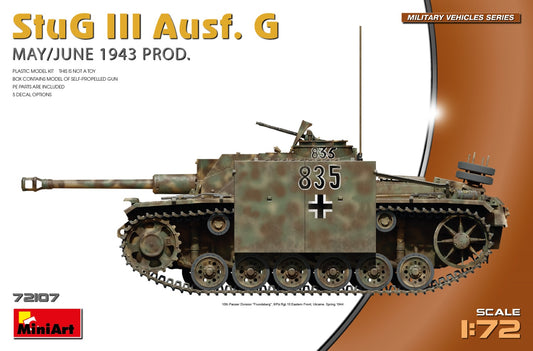 MiniArt 72107 Stug III Ausf.G May/June 1943 Prod (1/72)